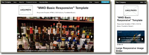 Free Responsive Web Design (RWD) Template 2